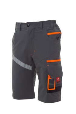 Pracovné bermudy PAYPER NEXT 4W SHORTS Farba: Dymová/ Čierna, Veľkosť: 48 (S00232P0601301048)