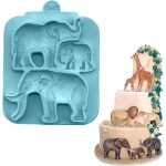 Silicone formička - slony 17x13,5 cm - Cakesicq - Cakesicq