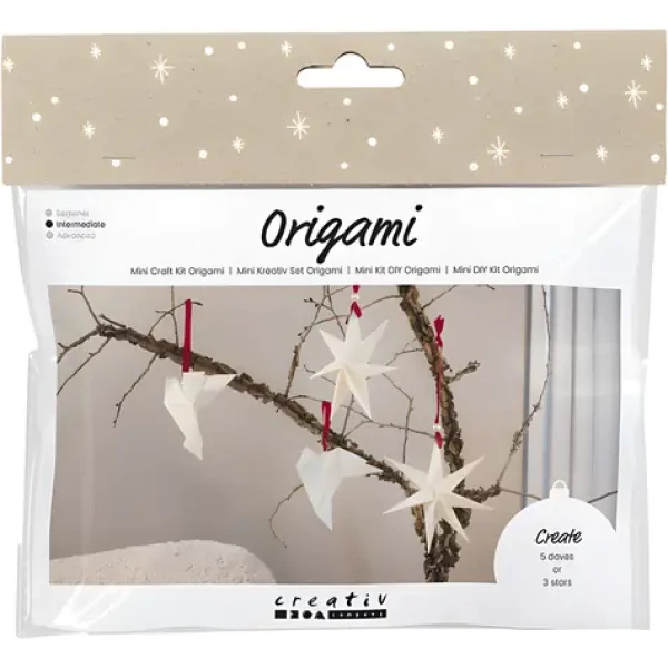 CREATIV COMPANY Kreatívna sada Origami holubica a hviezdy