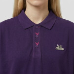 Tričko Playboy x FTSHP Short Sleeve Polo Purple S