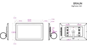 Braun DigiFrame 1901 47 cm (18,5") / Fotorámik / 18,5" (21250)