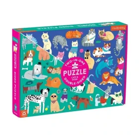 Mudpuppy Obojstranné puzzle Psy a mačky