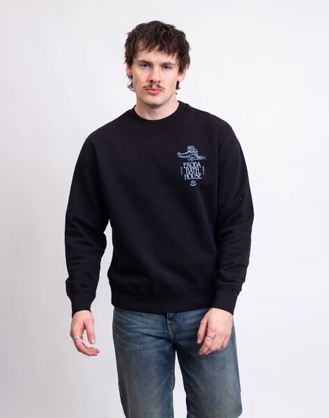 Edwin Ekoda Bath House Sweat Black garment washed L