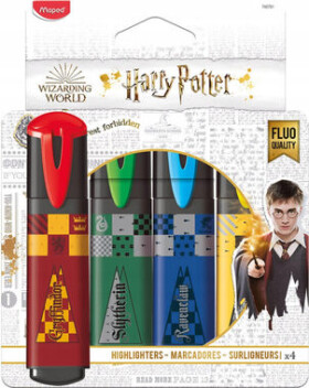 Maped Zvýrazňovače Harry Potter 4ks (151420)