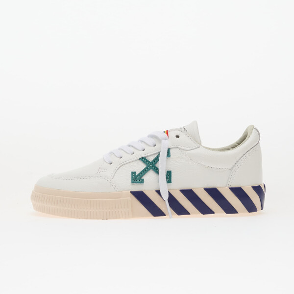 Tenisky Off-White Low Vulcanized Leather White/ Teal EUR 37