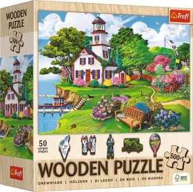 Trefl Drevené puzzle Letný raj