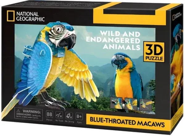 CubicFun 3D puzzle Papagáj ara