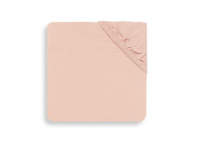 Jollein Prestieradlo napínacie 40/50 x 80/90 cm Pale Pink / Pre matrac do 50 x 90 cm (511-501-00090)