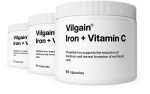 Vilgain Železo + Vitamín C – 3× 90 kapsúl