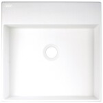 DEANTE - Correo alabaster Granit umývadlo na dosku - 400x400 mm CQR_AU4S