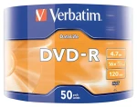 Verbatim DVD- R Matt Silver / Optické médium / 4,7 GB / 16x / 50 ks / vreteno (43791)