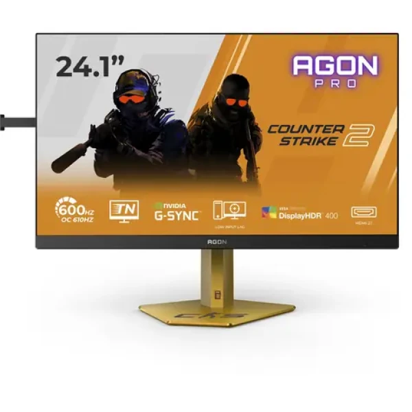 24.1" AOC AGON PRO CS24A čierna / TN / 1920x1080 / 16:9 / 0.5ms / 1000:1 / 500cd-m2 / HDMI + DP / VESA (CS24A)