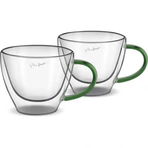 Lamart Vaso Sada pohárov Cappucino 2ks 190ml zelená / sklo (8590669358922)