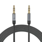 Tech-Protect UltraBoost čierna / Audio kábel / Jack 3.5mm - Jack 3.5mm / 1,5m