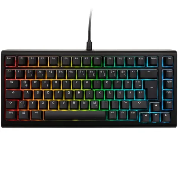 Ducky Tinker 75 Cherry MX-Red čierna / herná klávesnica / podsvietená / mechanická / drôtová USB-C / US (PKTI2383AST-CRUSPDOECLAAW1)