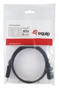 Equip čierna / DisplayPort kábel / DisplayPort 2.1 / 16K/60Hz / 1 m (119271)