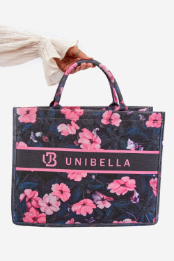 Veľká kvetinová peňaženka Black and Pink Mooch Univerzální
