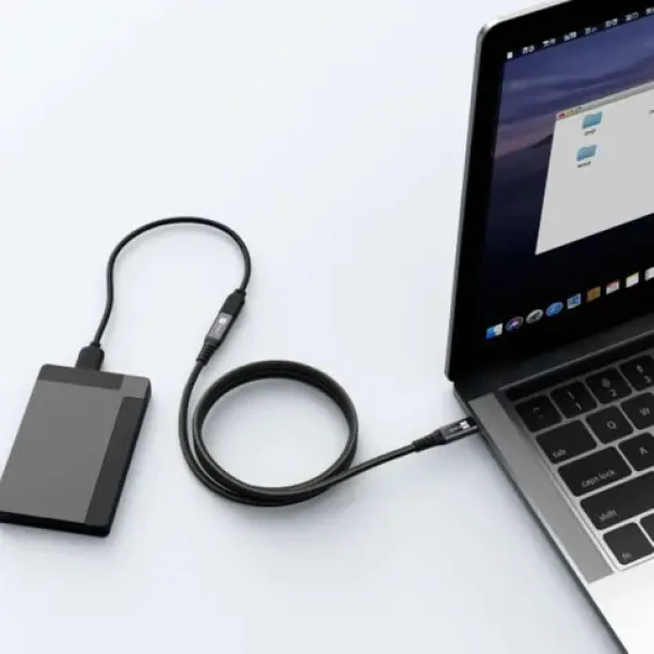 ER Power USB-C predlžovací kábel čierna / Predlžovací kábel / PD 100W / 10Gbps / 2m (ERPW2CEX-BK)