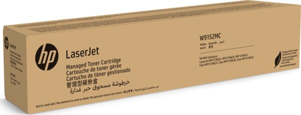 HP HP W9152MC Geltona Managed LaserJet Toneris Cartridge