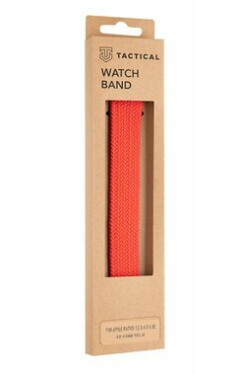 Tactical 778 Pletený Prezliekací Remienok pre Watch 42 amp; 44mm vel. M červená (8596311138416)