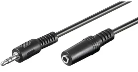 MicroConnect Predlžovací audio kábel čierna / Audio kábel / jack 3,5 mm (MF) / 20 m (AUDLR20)