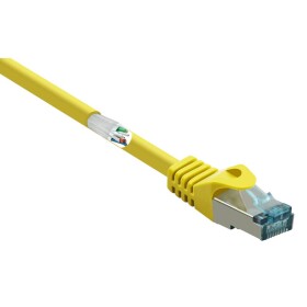 Renkforce RF-5153664 RJ45 sieťové káble, prepojovacie káble CAT 6A S/FTP 10.00 m žltá s ochranou, samozhášavý 1 ks; RF-5153664