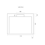 GELCO - IRENA sprchová vanička z liateho mramoru, obdĺžnik , 120x90cm HI12090