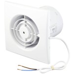 Sygonix nástenný a stropný ventilátor 230 V/AC 130 m³/h 100 mm; SY-5233254