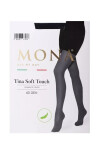 Pančuchy Mona Tina Soft Touch 60 den 5-XL černá 5-XL