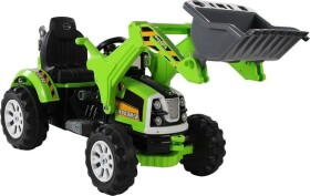 Lean Toys elektrický traktor s naberačkou motor 2x45W batéria 2x6V7Ah zelená