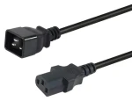 Equip C20-C13 čierna / Napájací kábel / 3 m / 250 V / 16 A (112141)