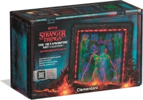 Clementoni 35611 Svietiace metamorfické puzzle Stranger Things: Lov Demogorgona 520 dielikov