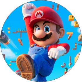 Jedlý papier Super Mario v hre 19,5 cm - Pictu Hap - Pictu Hap
