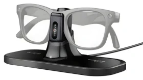 BOBOVR CG2 / Nabíjacia stanica pre inteligentné okuliare / 3v1 dok, klip, púzdro / USB-C / 350 mAh (CG2)