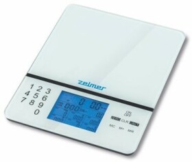 Zelmer ZKS1500 biela / Digitálna kuchynská váha / LCD / max. hmotnosť 5 kg (ZKS1500)