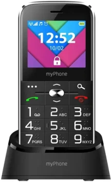 MyPhone HALO C čierna / 2.2 / 0.3MP / microSD / s nabíjacím stojanom (TELMYSHALOCBK)