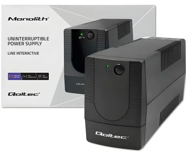 Monolith UPS 650VA / Záložný zdroj UPS / Line-Interactive / 360 W / AVR (53772)