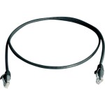 Telegärtner 100008322 RJ45 sieťové káble, prepojovacie káble CAT 6 U/UTP 2.00 m čierna samozhášavý, bez halogénov 1 ks; 100008322