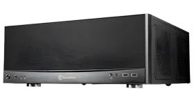 Silverstone SST-GD11B čierna / HTPC skriňa / ATX, SSI-CEB / 240mm chladič / bez zdroja / USB-C (SST-GD11B)