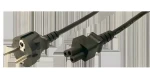 LogiLink CP093 čierna / Napájací kábel / Mickey (C5) - CEE7/7 / 1,8 m / 250V (CP093)