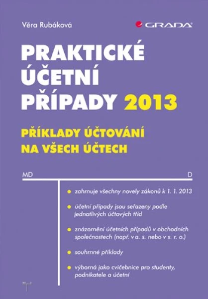 Praktické účetní případy 2013, Rubáková Věra