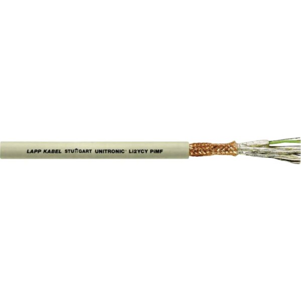 LAPP 34040/1000 dátový kábel UNITRONIC® Li2YCY PiMF 2 x 2 x 0.22 mm² sivá 1000 m; 34040/1000