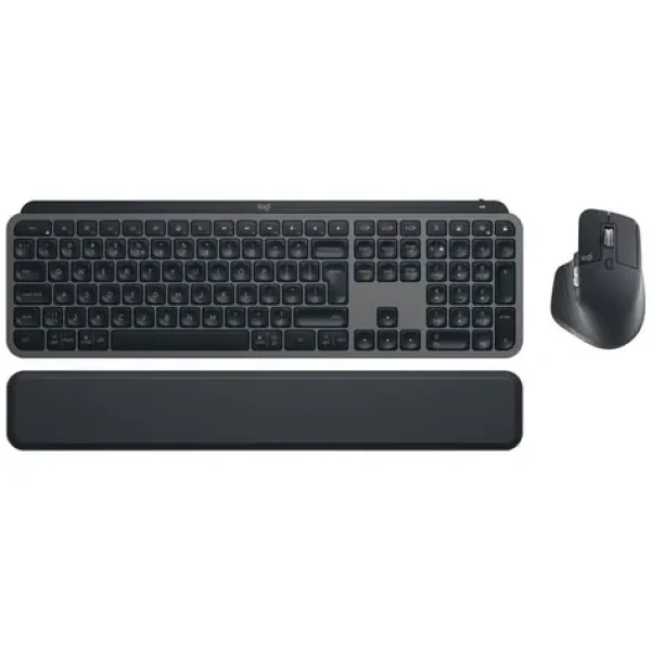 Logitech MX Keys S Combo šedá / bezdrôtová sada klávesnice a myši / UK verzia (920-011614)