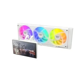 Thermaltake ST360 Ultra biela / AIO vodný chladič CPU / 7" IPS LCD / 3x 120 mm / 2500 RPM / 85.29 CFM / A-RGB (CL-W494-PL12SW-A)