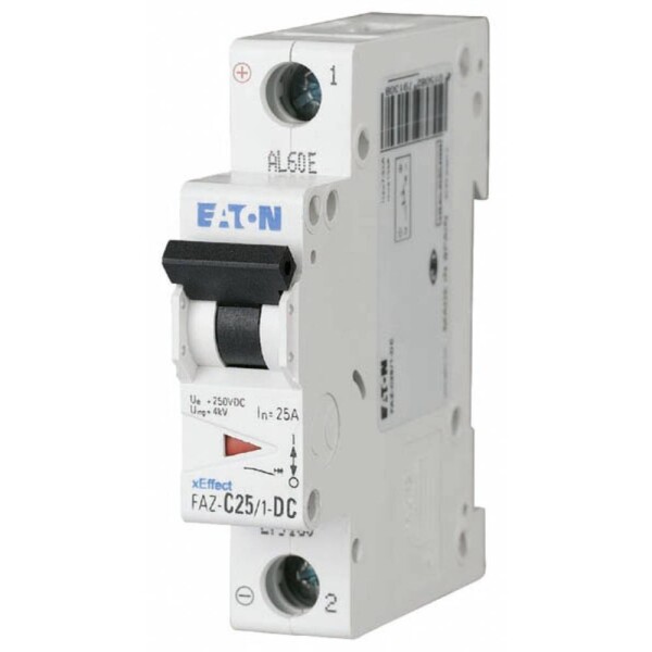 Eaton 279122 FAZ-C2/1-DC elektrický istič 2 A 250 V/DC; 279122