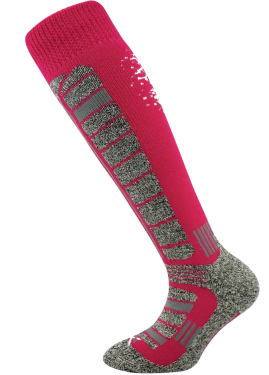 Podkolienky Voxx detské merino Carving magenta Veľkosť ponožiek: 25-29 EU EUR