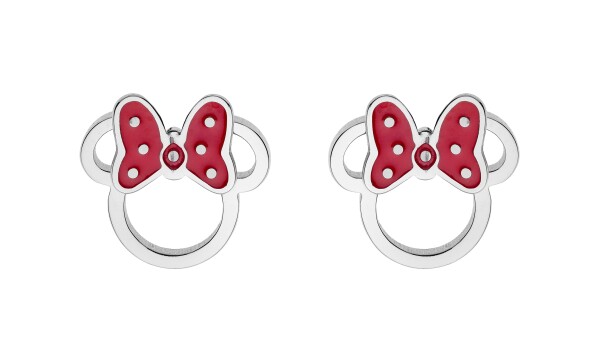 Disney Pôvabné oceľové náušnice Minnie Mouse E600191NRL.CS