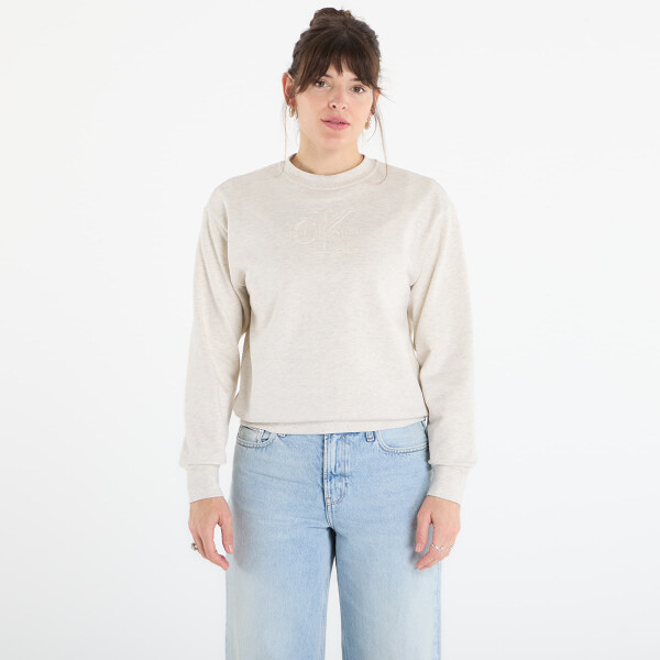 Mikina Calvin Klein Jeans Ls Embossed Monologo Terry Crewneck ? S