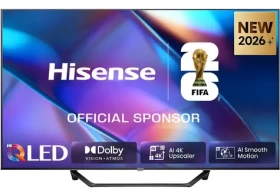 43" Hisense 43A7S čierna / Televízia / QLED / UHD / HDMI / Wi-Fi / DVB-T2CS2 / 20W repro (100002201985)