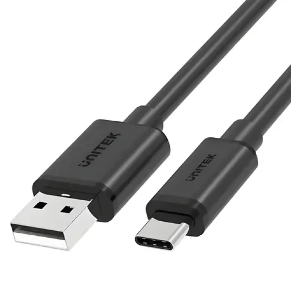 Unitek C14068BK čierna / Kábel / USB-A (M) - USB-C (M) / 2 m (C14068BK)